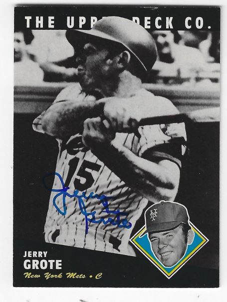 Jerry Grote Autographed Memorabilia  Signed Photo, Jersey, Collectibles &  Merchandise