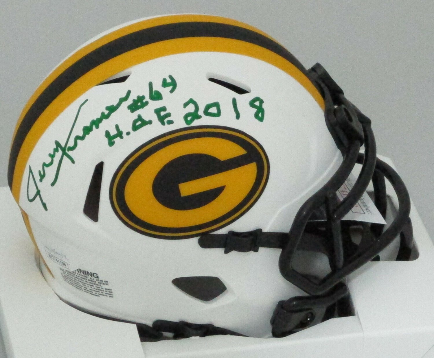 Jerry Kramer autographed Mini Helmet (Green Bay Packers)