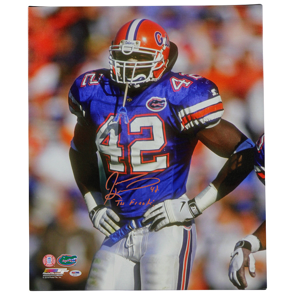 Jevon Kearse Autographed Florida Gators Stretched Hands on Hips 20x24  Canvas with The Freak! Inscription Signed in Orange - PSA/DNA Authentic