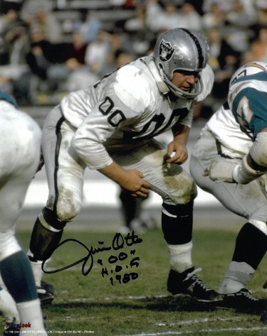 Jim Otto Autographed Signed Oakland Raiders 8x10 Photo #00 HOF 1980