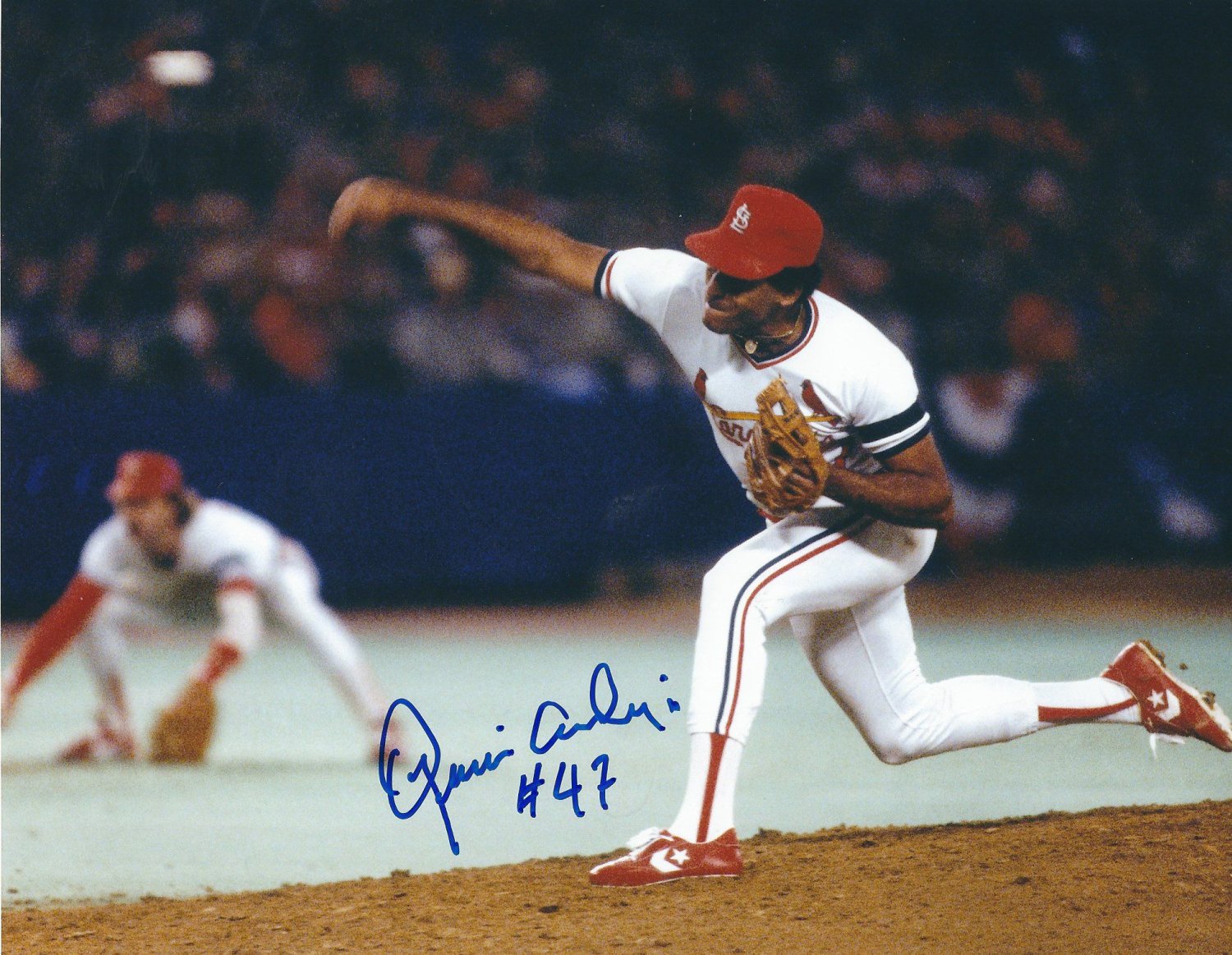 Autographed Joaquin Andujar St. Louis Cardinals 8x10 Photo.  Jugadores de  béisbol, Tarjetas de béisbol, Liga de beisbol