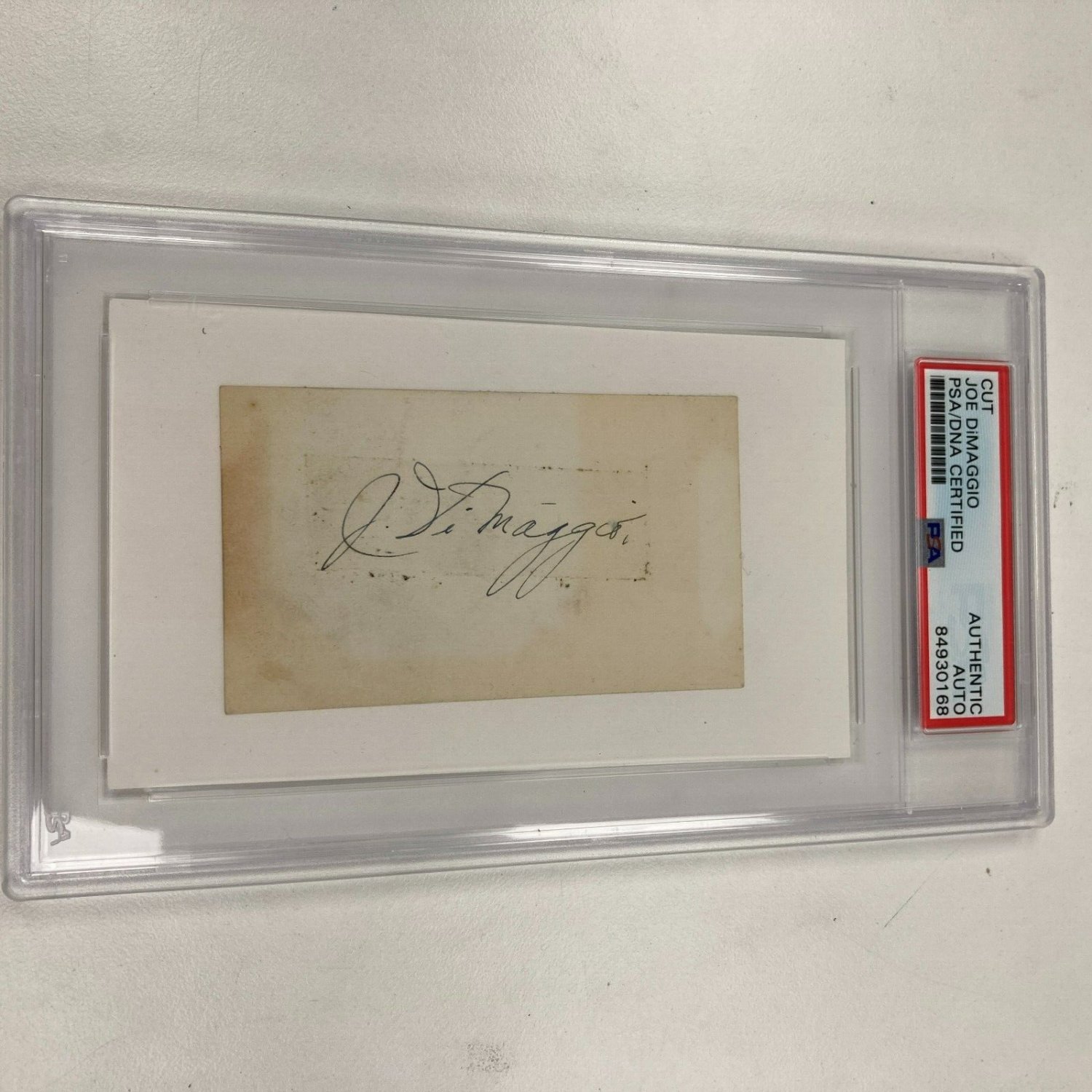 Joe Dimaggio Autographed Signed 1936 Rookie Index Card PSA DNA Certified