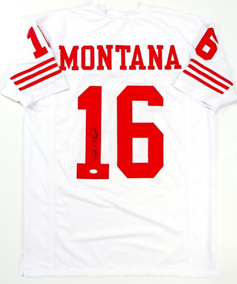 Joe Montana Autographed Signed White Pro Style Jersey - JSA W Auth 1