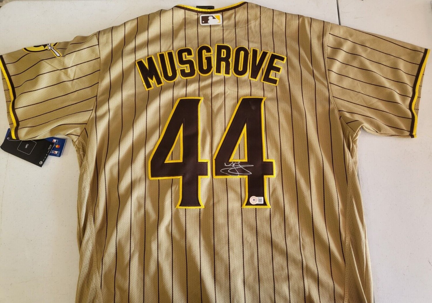 Joe Musgrove Autographed Signed #44 San Diego Padres Autograph