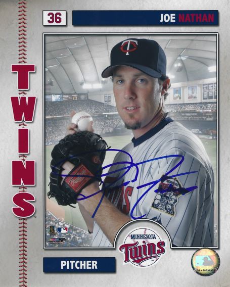 Joe Nathan Minnesota Twins MLB Original Autographed Items for sale