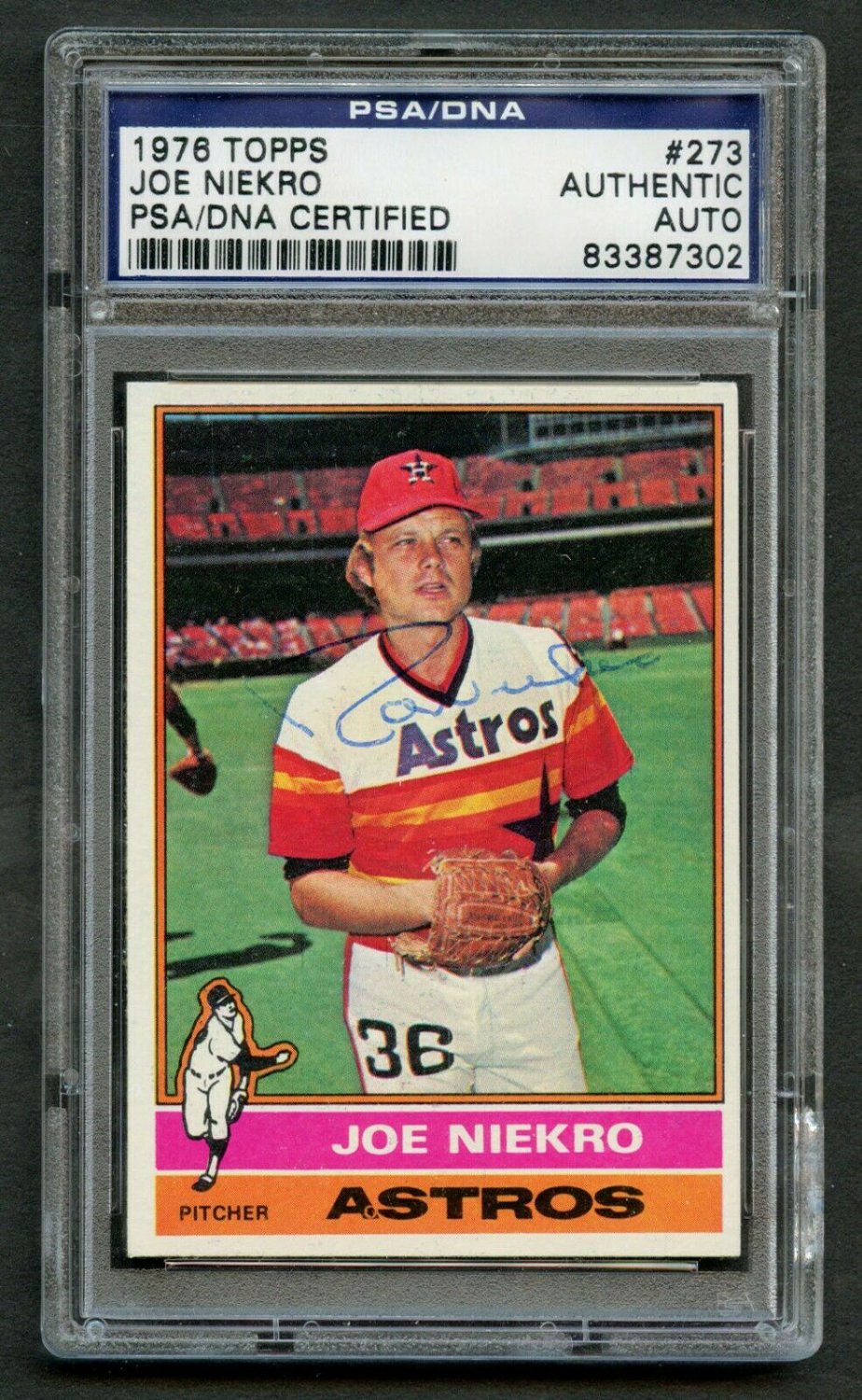 joe niekro autographed signed