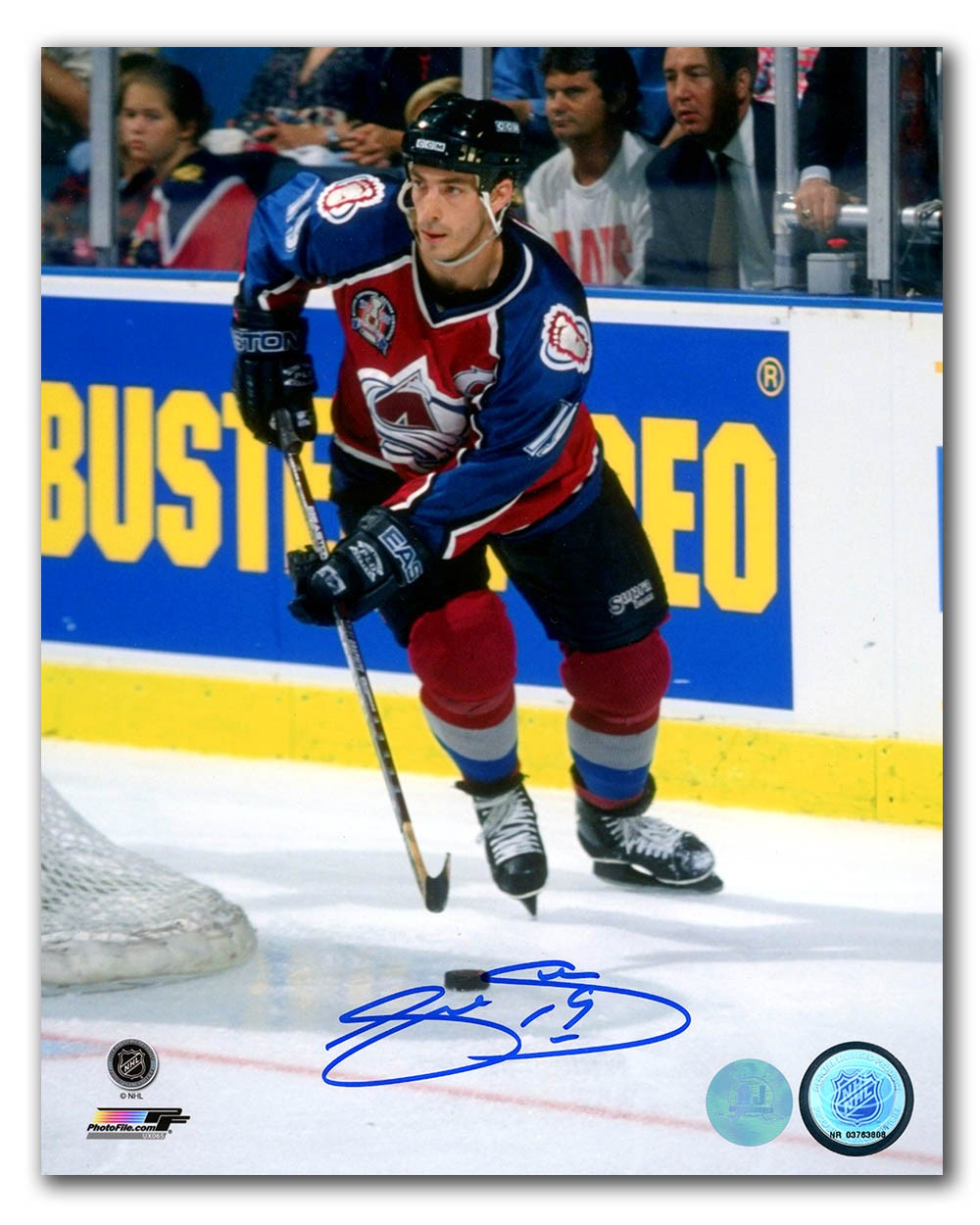 Joe Sakic NHL Original Autographed Jerseys for sale