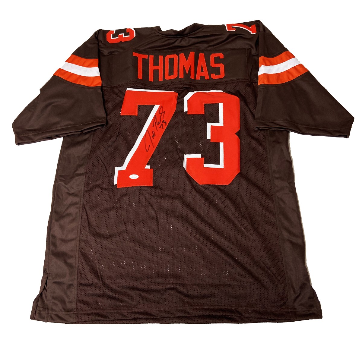 Joe Thomas Autographed Signed Cleveland Browns Custom Jersey JSA Authentic
