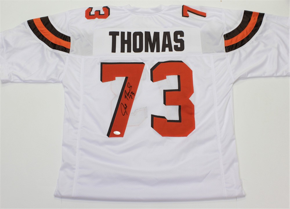 Joe Thomas Cleveland Browns 2017 Last Season Authentic Nike Elite Stitched Game Model Jersey New