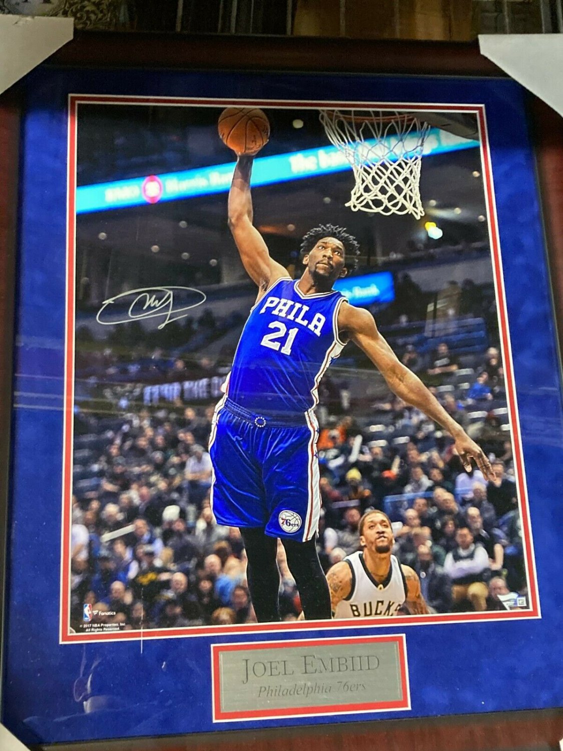 joel embiid autograph