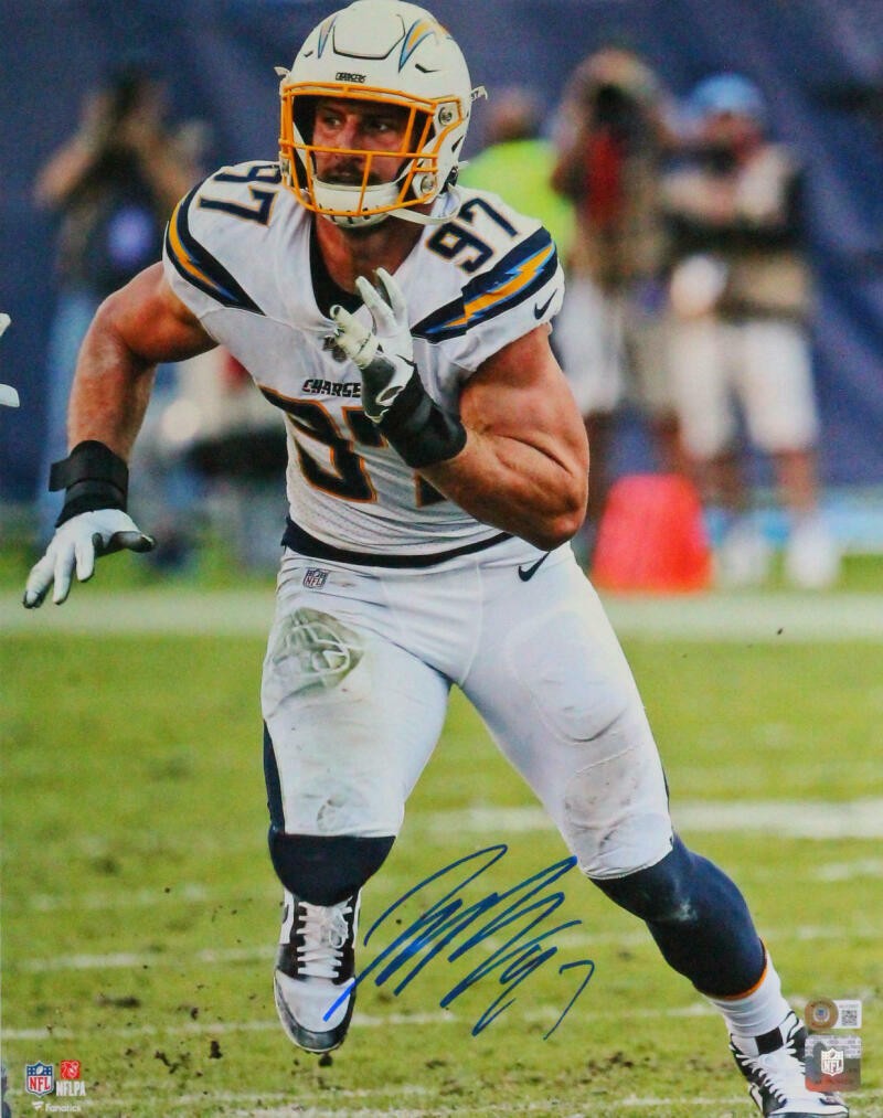 Los Angeles Chargers Joey Bosa Autographed Signed Jersey Beckett