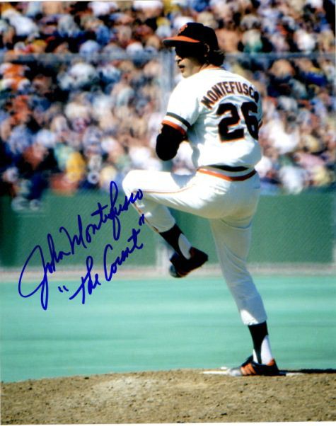 John Montefusco Signed - Autographed San Francisco Giants 8x10 inch Photo  withThe Count Inscription at 's Sports Collectibles Store