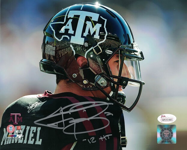 Johnny Manziel Autographed and Framed Texas A&M Aggies Jersey