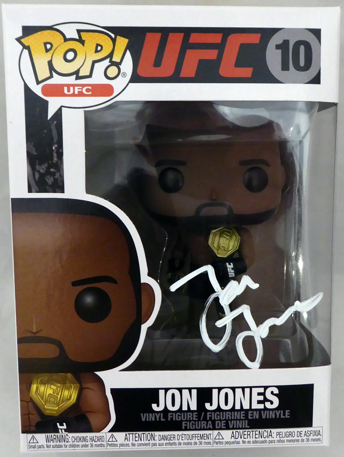 nærme sig aktivering kjole Jon "Bones" Jones Autographed Signed UFC Funko Pop Vinyl Figurine In White  Beckett Beckett