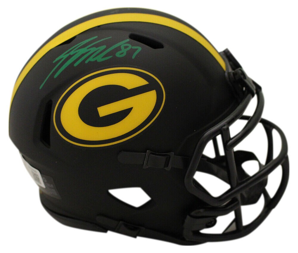 Jordy Nelson Autographed Signed Green Bay Packers Eclipse Mini Helmet  Beckett