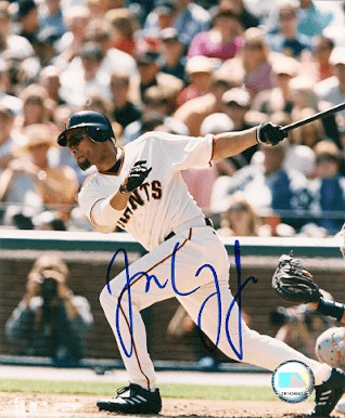 AUTOGRAPHED JOSE CRUZ JR San Francisco Giants Pho - Main Line Autographs