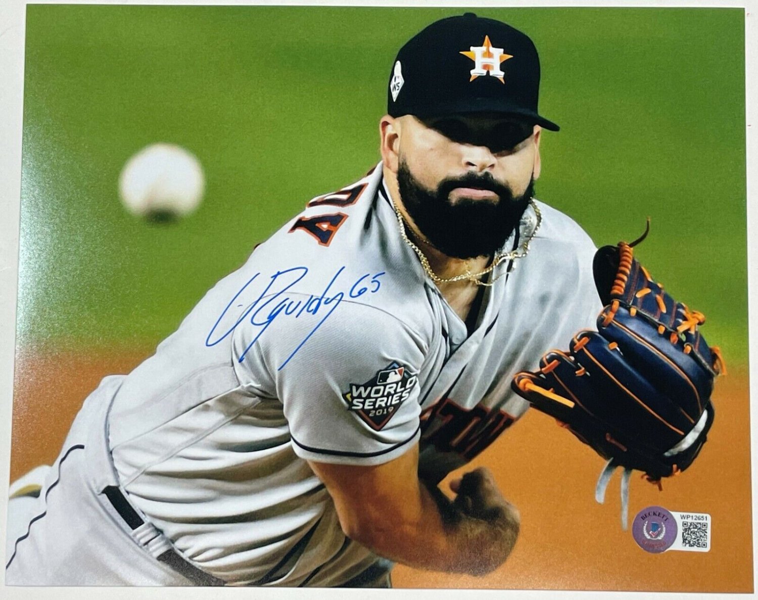 Jose Urquidy Autographed Signed Houston Astros 8X10 Photo Beckett