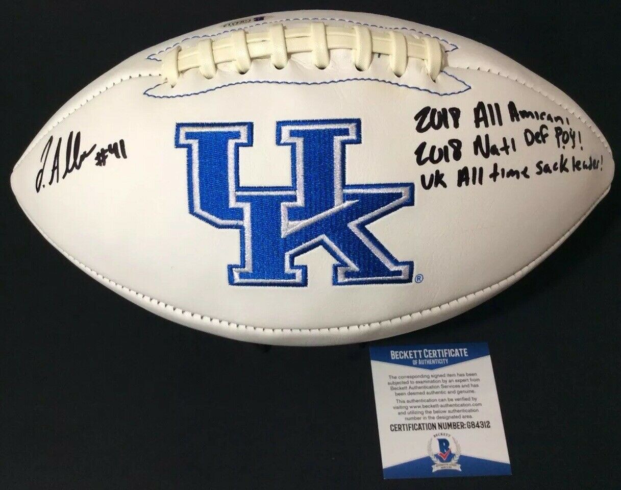 josh allen autographed football