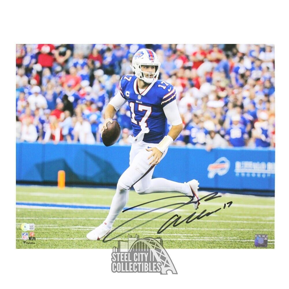 Josh Allen Autographed Signed Buffalo 16X20 Football Photo - Beckett