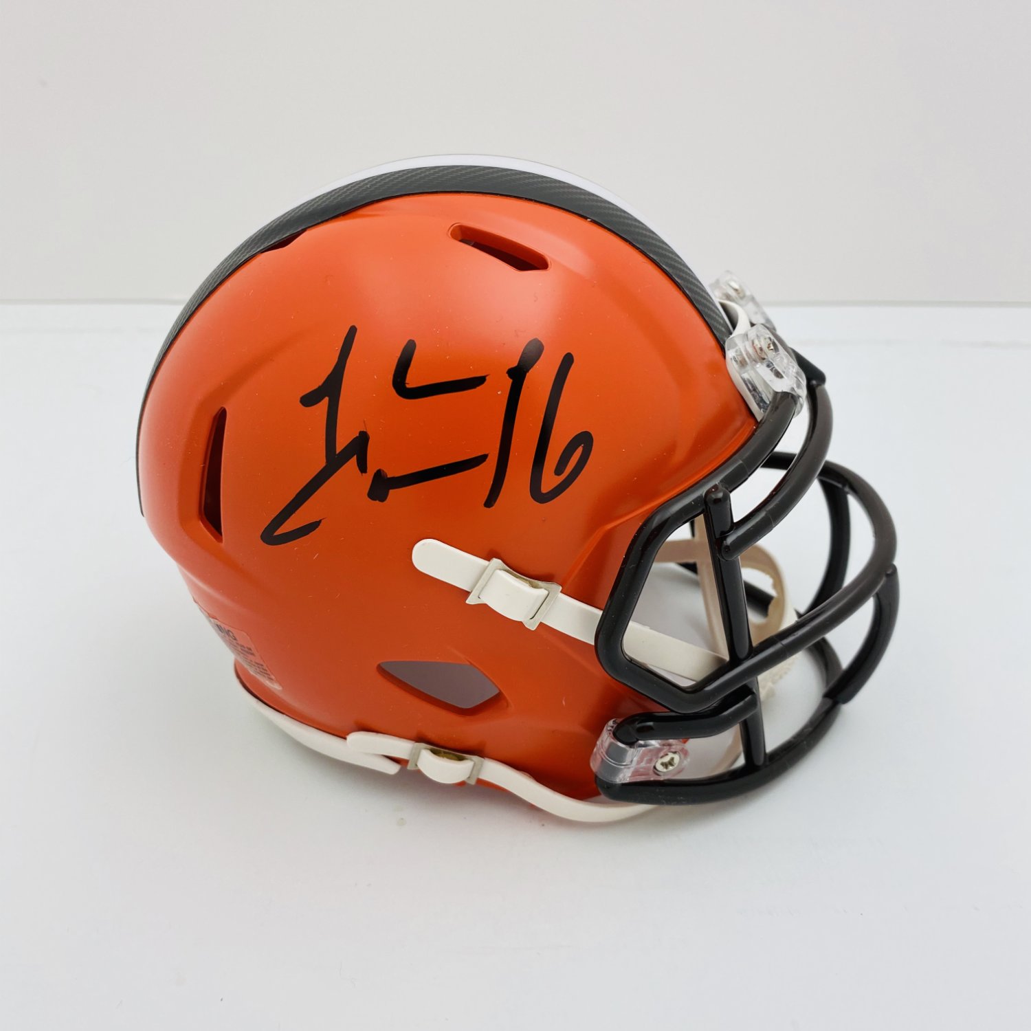 Josh Cribbs Cleveland Browns Autographed Signed Mini Helmet Certified