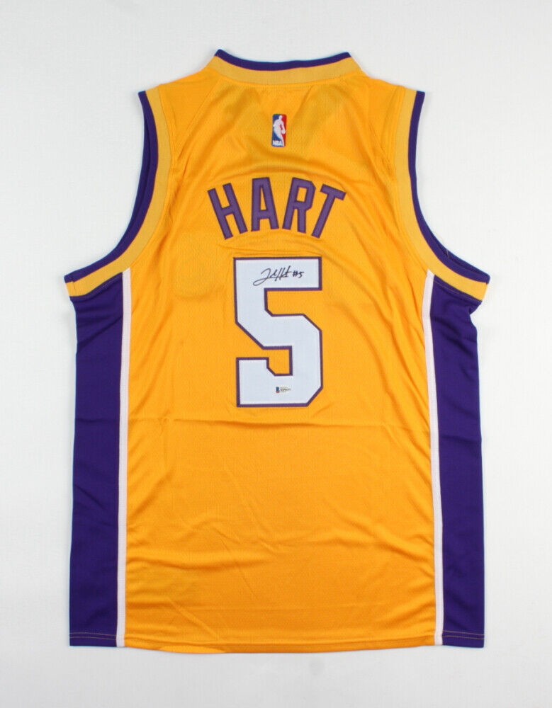 Josh Hart Autographed Signed Lakers Jersey (Beckett) Jazz 1St Rd Draft Pick  2017 NBA Draft