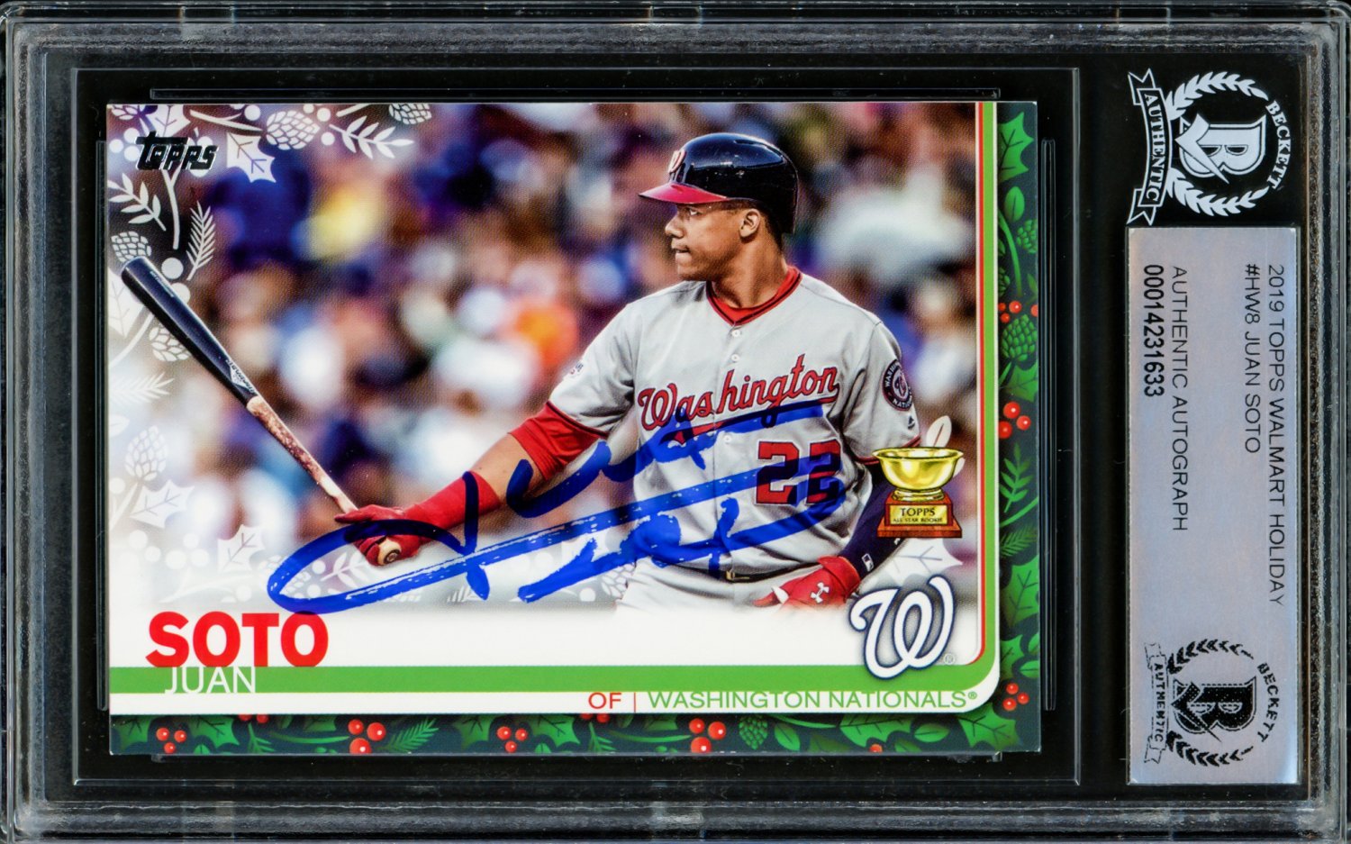 Topps Gallery Juan Soto Autographed RC