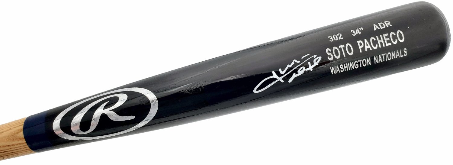 Juan Soto Autographed Washington Custom Gray Baseball Jersey - BAS