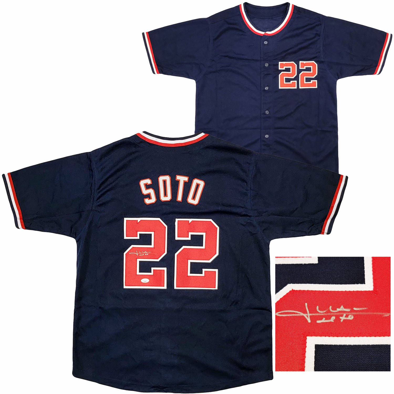 Juan Soto Autographed Washington Nationals Authentic Red Jersey