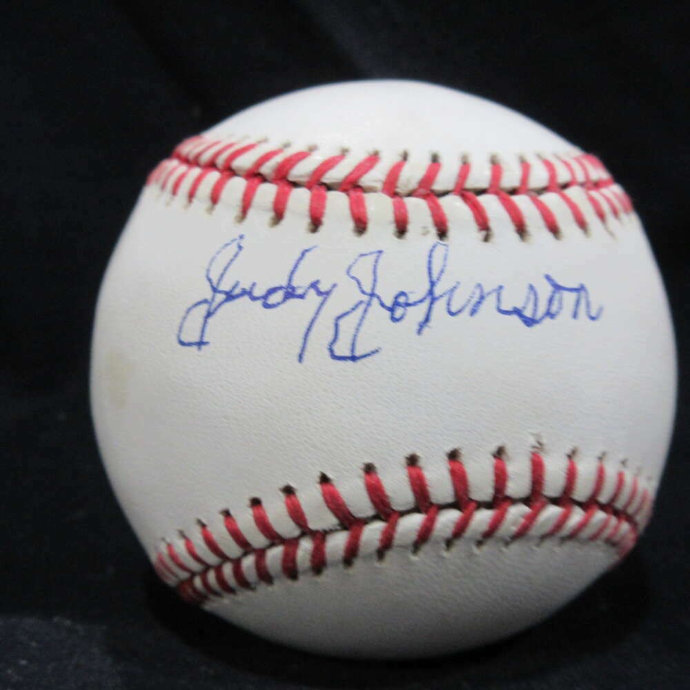 Judy Johnson Autographed Signed Onl Baseball Auto PSA/DNA Authenticated
