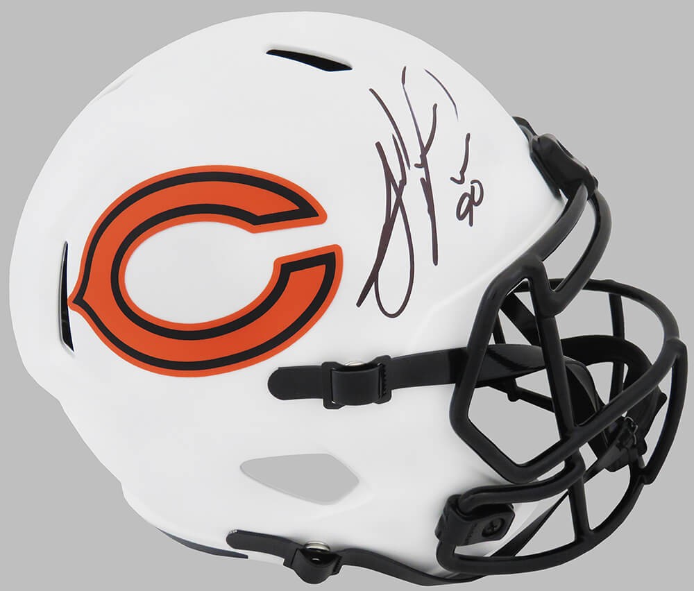 Julius Peppers Autographed Signed Chicago Bears Lunar Eclipse Riddell Full  Size Speed Replica Helmet