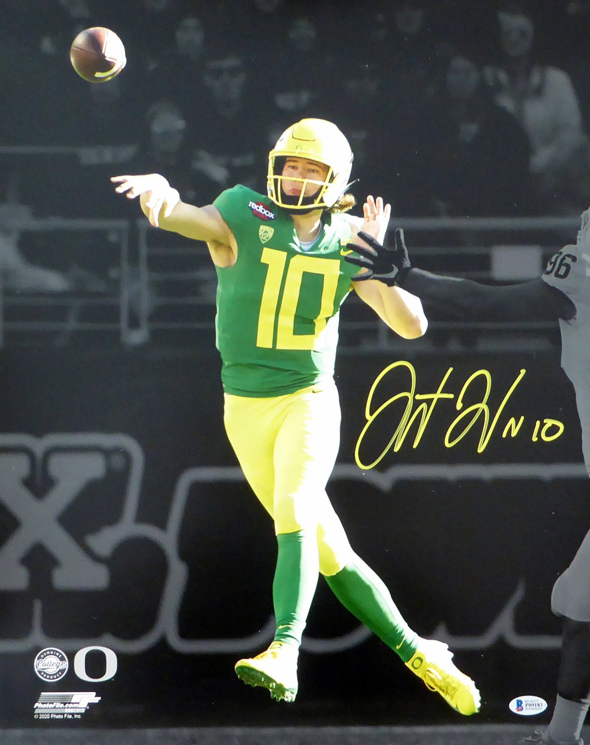 justin herbert signed jersey