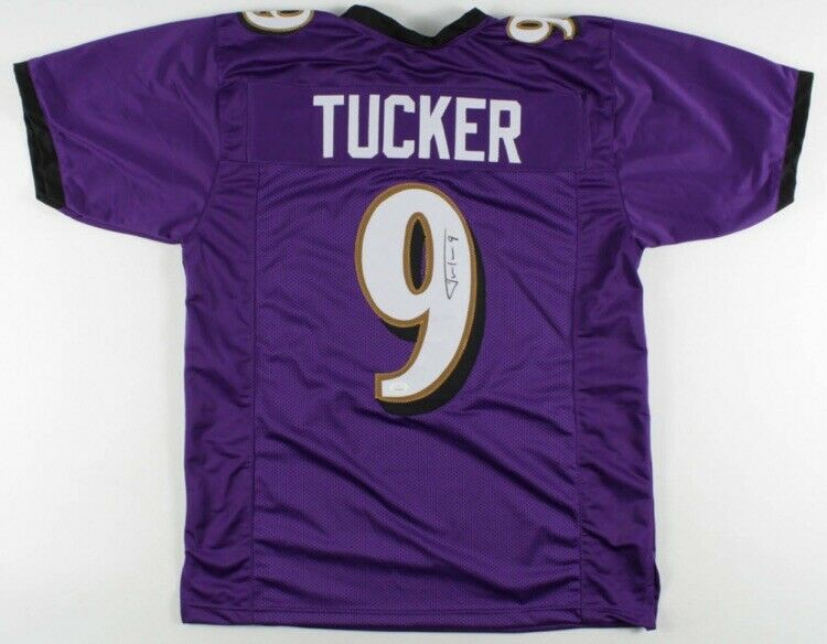 Justin Tucker Autographed Signed Baltimore Ravens Jersey (JSA COA)