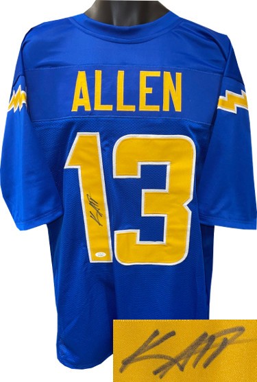 Keenan Allen Autographed Signed Royal Blue Custom Stitched Pro