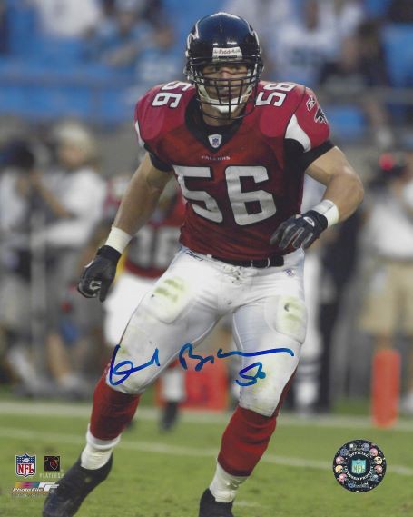 Keith Brooking Autographed Signed 8X10 Atlanta Falcons Photo