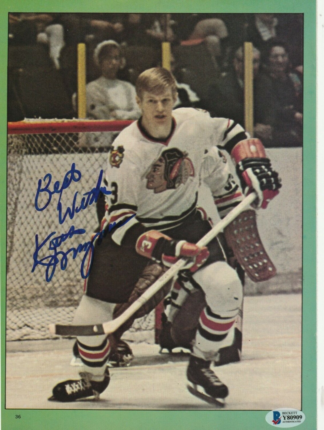 Keith magnuson signed jersey clearance
