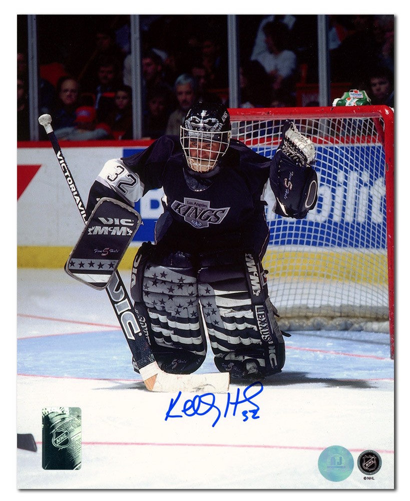 Kelly Hrudey autographed 8x10 Photo (Los Angeles Kings) #SC2