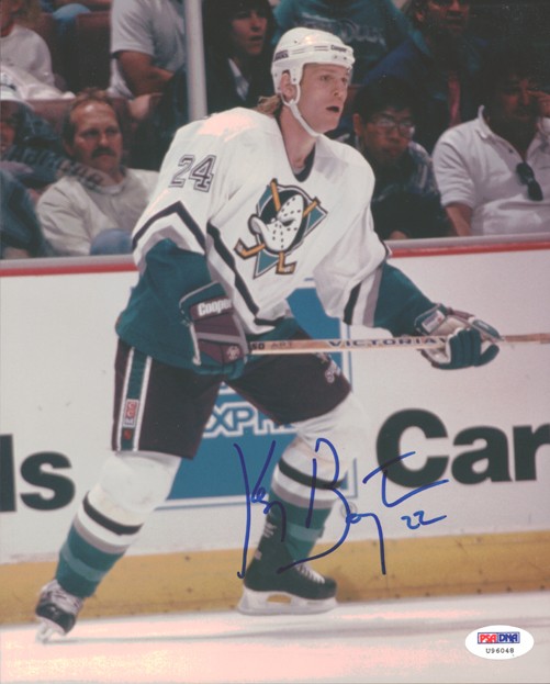 Ken Baumgartner Autographed Signed 8x10 Photo Ducks PSA/DNA Certified