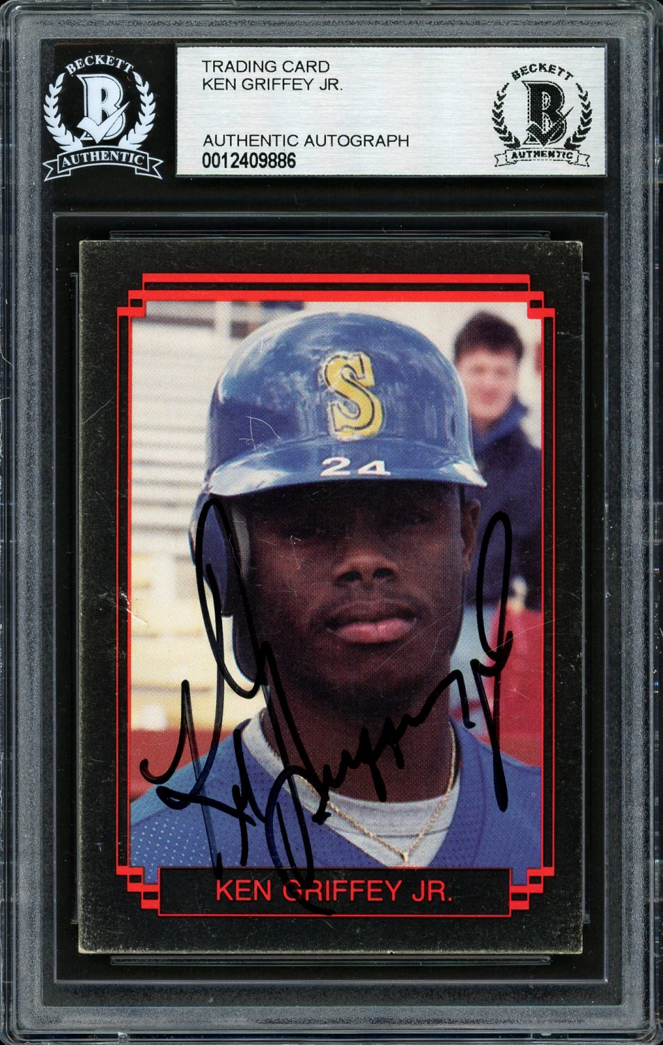 Ken Griffey Jr. Autographed Signed 1989 Play Ball Rookie Card 1
