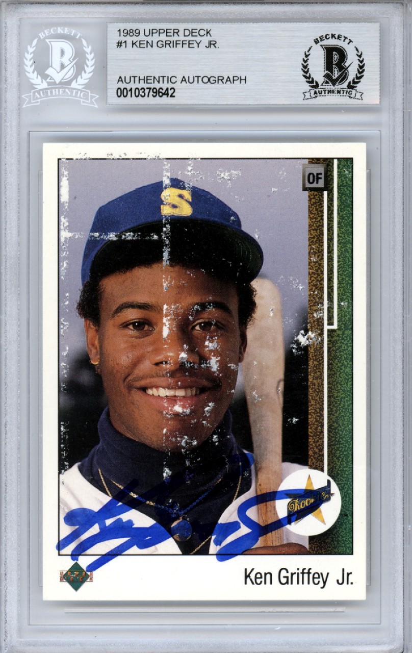 Ken Griffey Jr. Autographed Signed 1989 Upper Deck Rookie Card 1