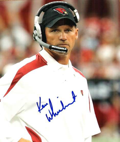 Ken Whisenhunt Autographed Signed 8X10 Photo Arizona Cardinals