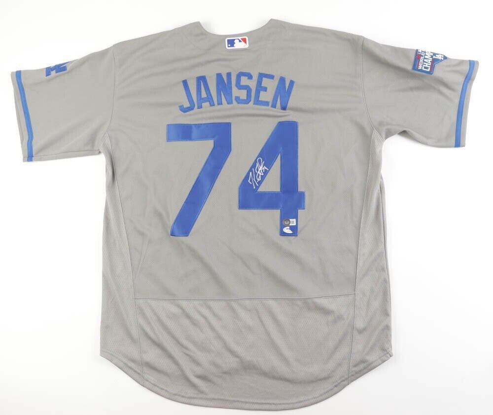 Kenley Jansen Authentic Autographed Los Angeles Dodgers Jersey