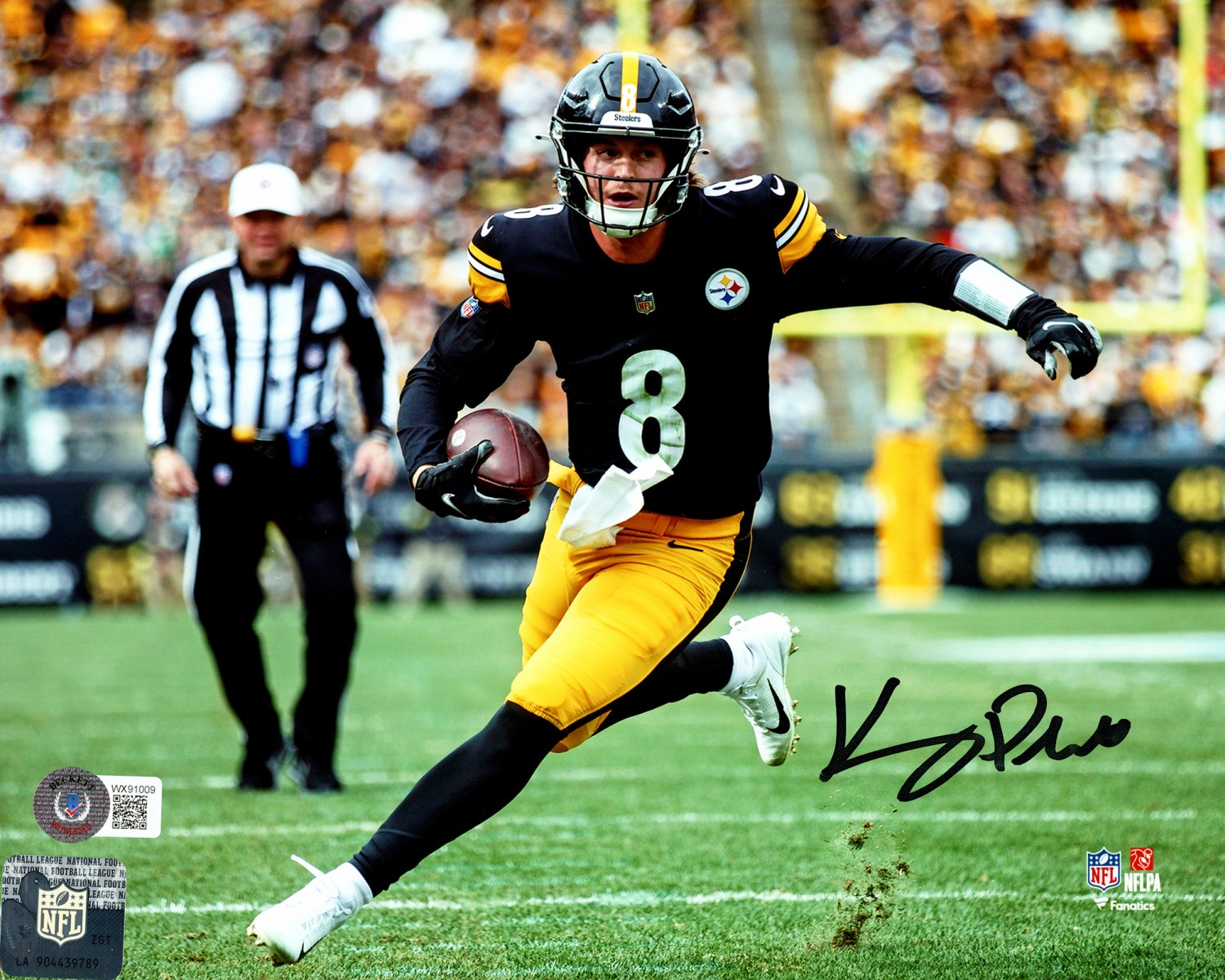 Kenny Pickett Autographed Signed 8X10 Photo Pittsburgh Steelers Beckett