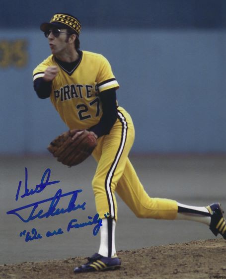 Kent Tekulve autographed baseball card (Pittsburgh Pirates, JZ