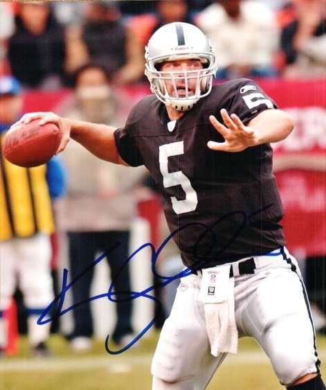 Kerry Collins Autographed Signed Oakland Raiders Photo - Autographs