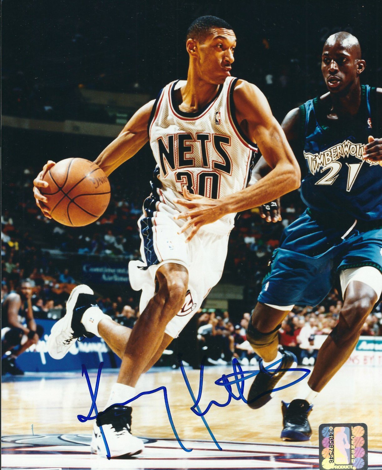 Signed Kerry Kittles Photo - 8X10