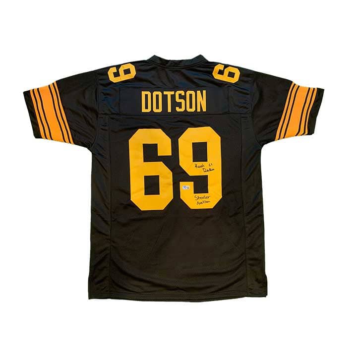 Pittsburgh Steelers #69 Kevin Dotson Game Used Color Rush