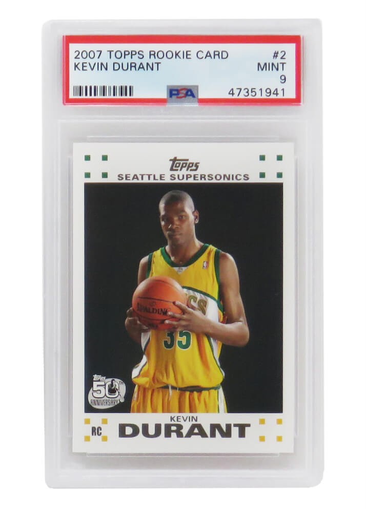 2007 kevin durant topps rookie card