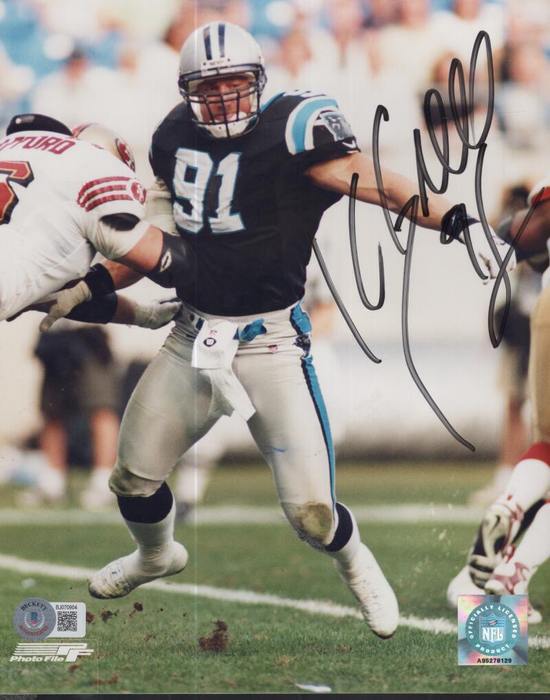 Kevin Greene Autographed Signed Panthers Deceased Hofer 8X10 Photo Beckett