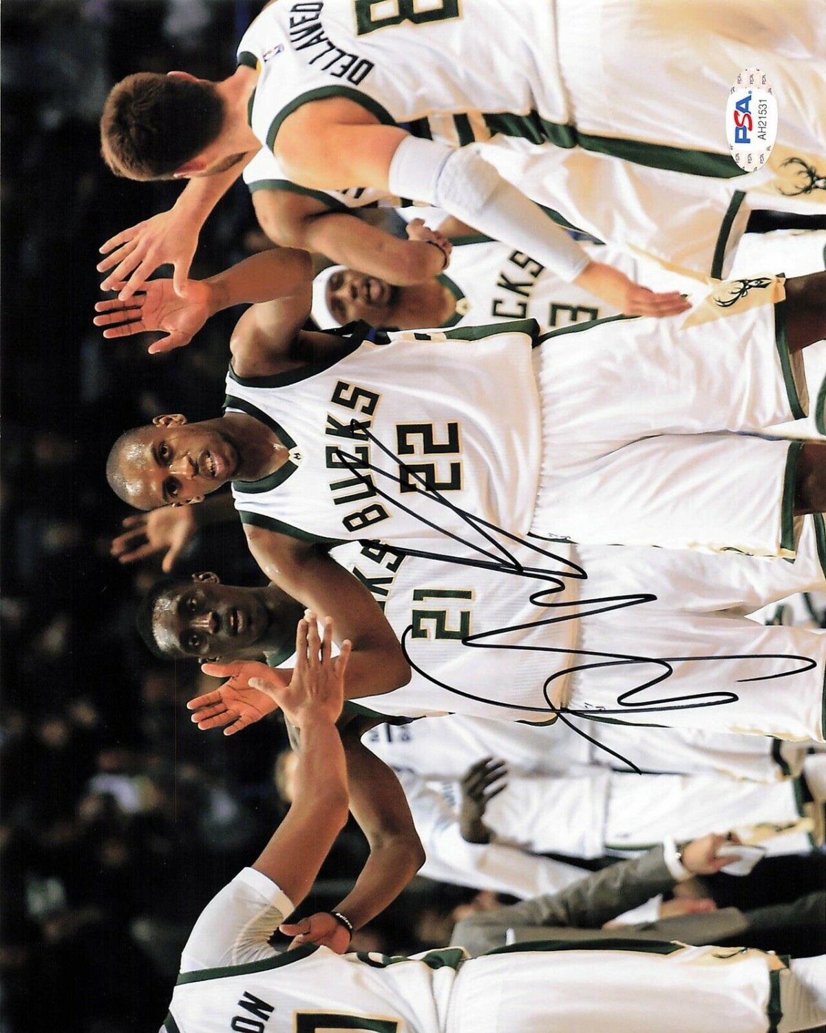khris middleton autograph