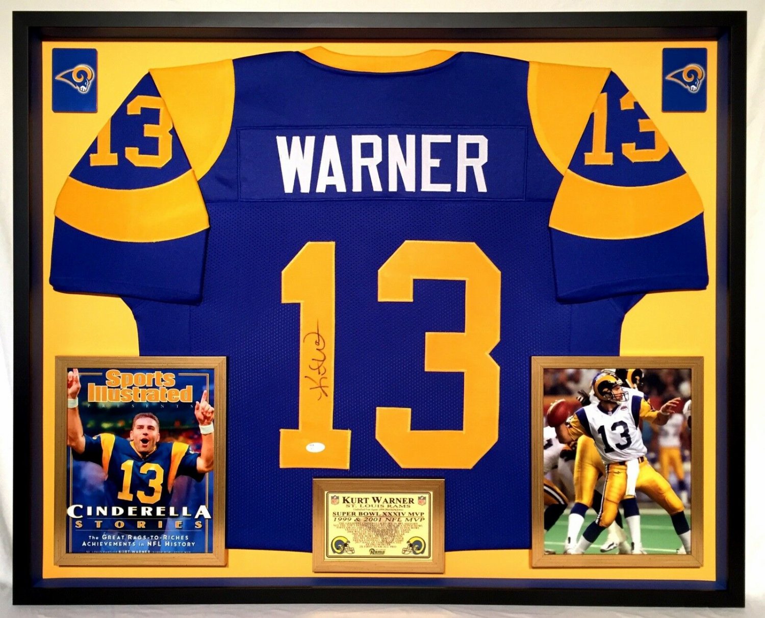 kurt warner signed jersey